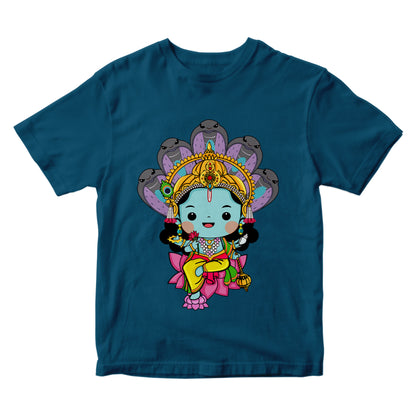 Vishnuji on a Lotus Adorable Boys T-Shirt